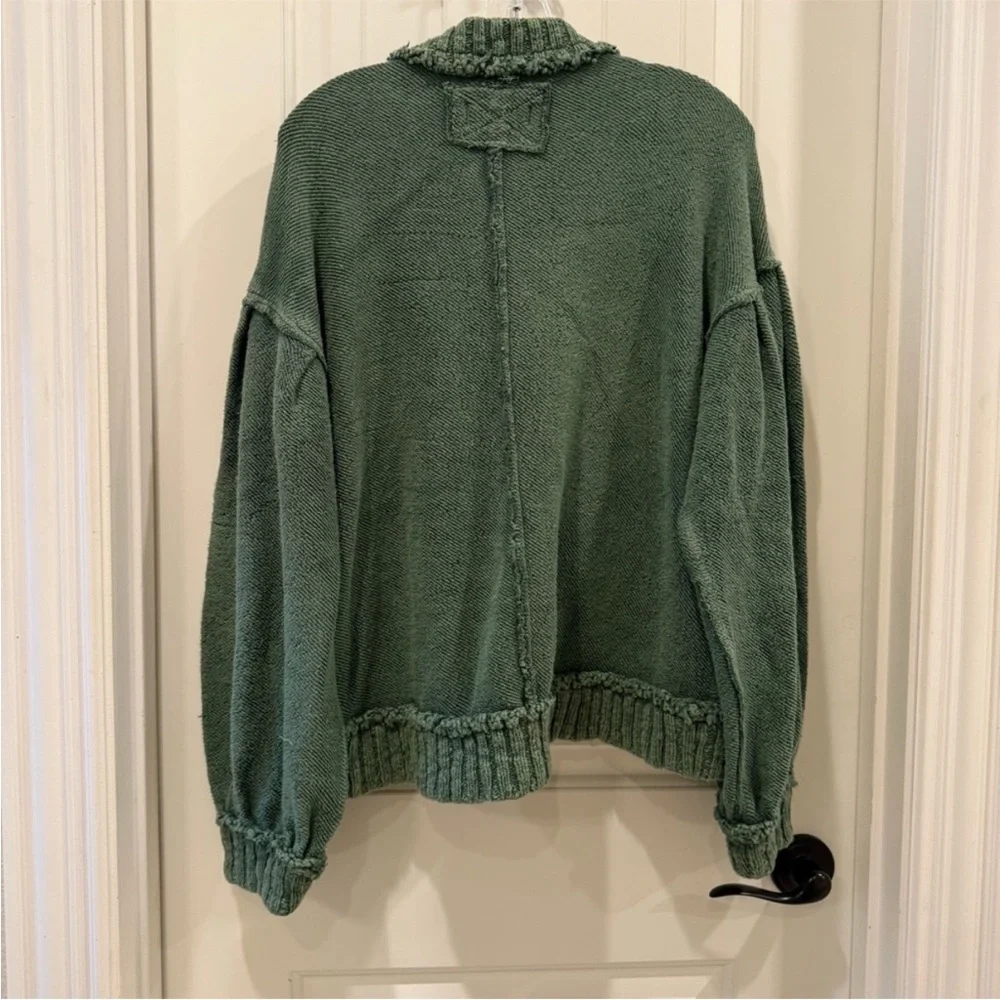 We The Free Cute In This Cardi Frosty Spruce Medium - Picture 5 of 6